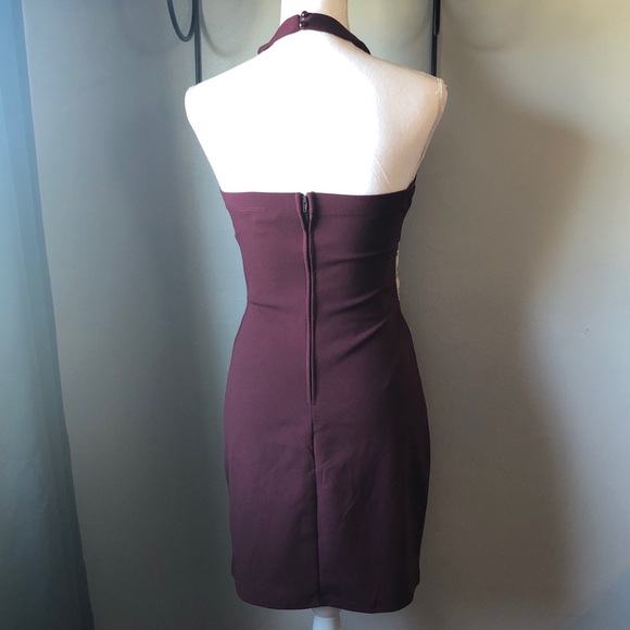 Maroon Sequined Dress - Picture 4 of 5